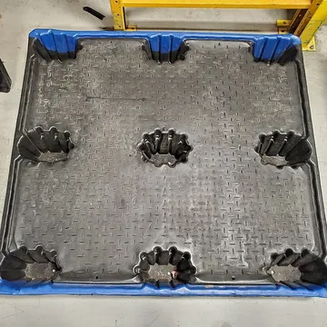 1100 x 1100 x 150 mm Injection Moulded Pallet